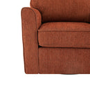 360° Swivel Accent Barrel Armchair With Side Pockets, Compact Design