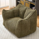 Comfortable Chenille Sofa Chairs With Highly Resilient Foam For Living Rooms And Bedrooms