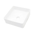 Modern Ceramic Rectangular Vessel Bathroom Sink