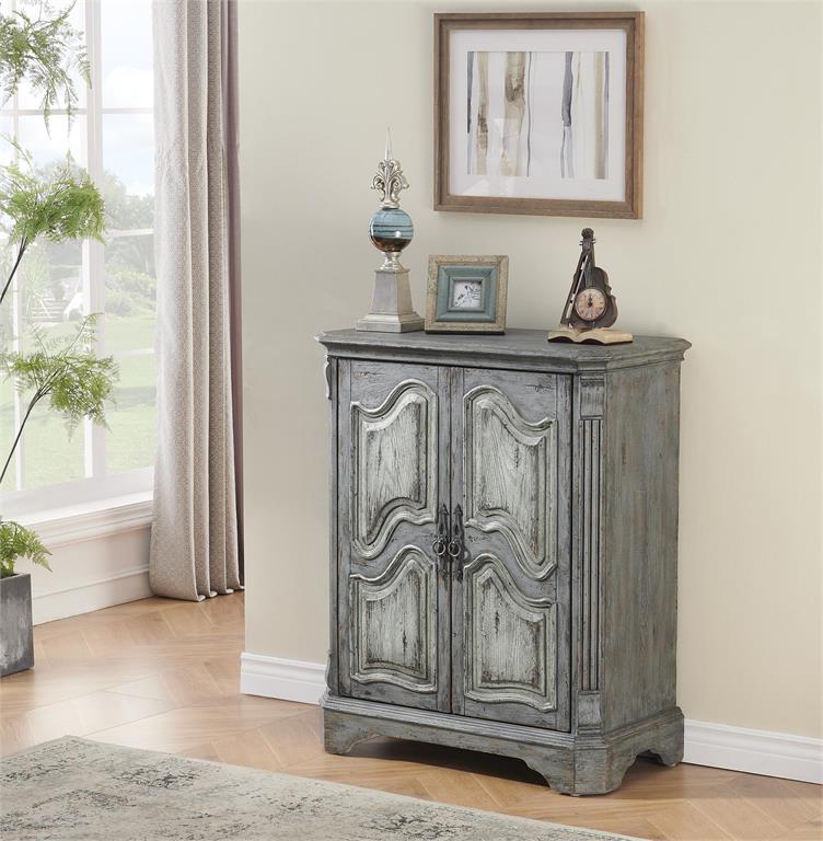 Wyatt Vintage Inspired 2 Door Wine Cabinet