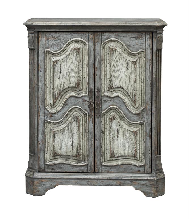 Wyatt Vintage Inspired 2 Door Wine Cabinet
