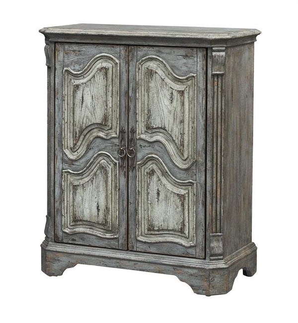 Wyatt Vintage Inspired 2 Door Wine Cabinet