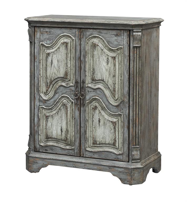 Wyatt Vintage Inspired 2 Door Wine Cabinet