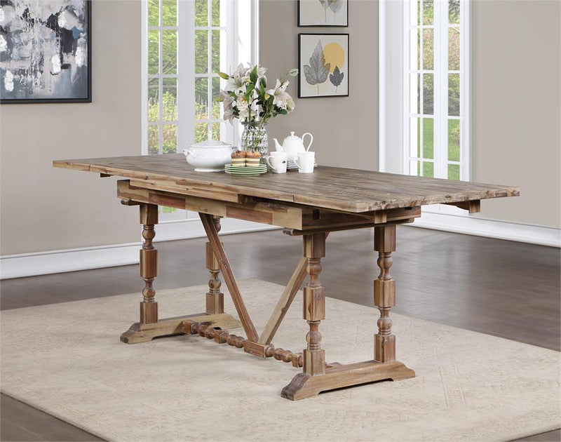 Acacia wood counter online height table