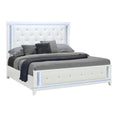 Adalid - 5 Pieces Bedroom Set With LED Lights And Glittered Detailing