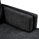 Modern Chaise Lounge With Dual Layer Armrests