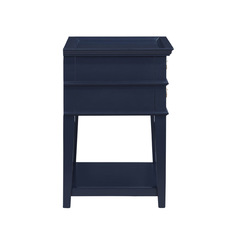 Carmona - 2 Drawer Tray Top Nightstand Pulls