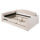 Upholstered Daybed With Storage Armrests, Trundle And Latest Integrated Bluetooth Audio System