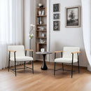 Modern Dining Chair With Iron Frame (Set of 2)