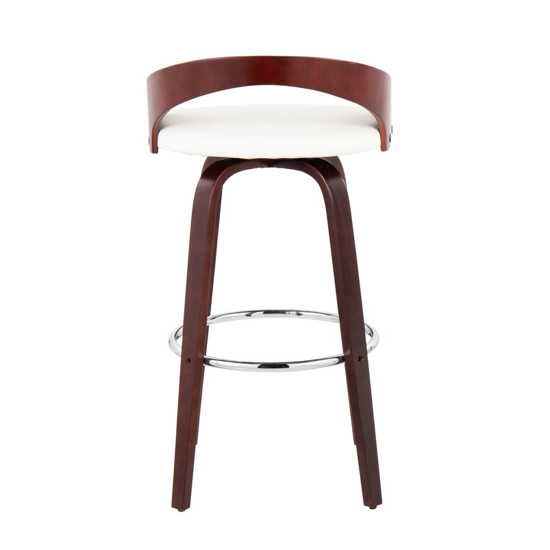 Grotto - Mid Century Elegant Design Modern Barstool With Swivel (Set of 2)