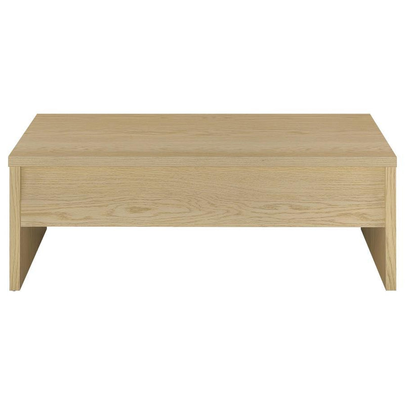 Canoga - Lift Top Cocktail Coffee Table Set - Light Oak