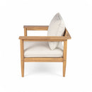 Terassi - Outdoor Lounge Chair (Set of 2) With Cushions - Beige / Light Teak