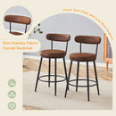 Fashionable Ergonomic High Legged Bar Chairs (Set of 2)