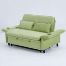Modern Fabric Multi-Functional Sofa Bed With Adjustable Armrests And Backrests