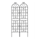Metal Garden Rustproof Trellis For Climbing Plants Outdoor Flower Support