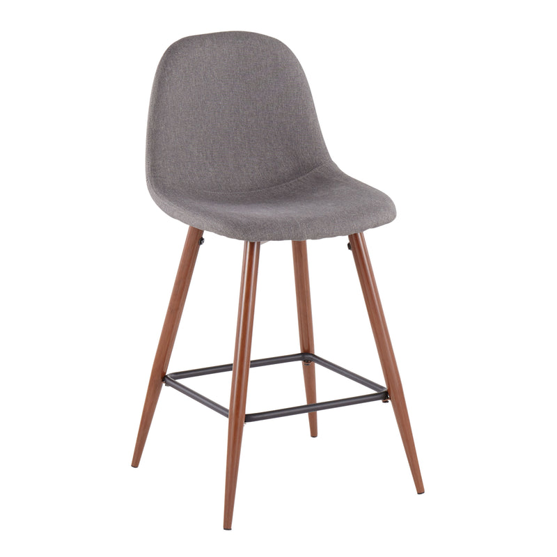 Pebble - Mid Century Modern Counter Stool (Set of 2)