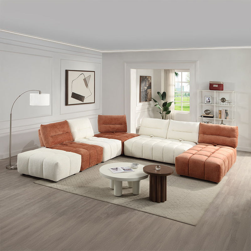 Loanna - Modular Loveseat - White