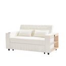 Pull-Out Sofa Bed Convertible Couch With Adjustable Backrest For Living Room