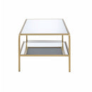 Astrid - Coffee Table - Mirrored & Gold