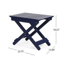 Outdoor Folding Wooden Side Table