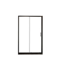 Single Sliding Shower Door, Thick Clear Tempered Glass Shower Door With Stainless Steel Handle