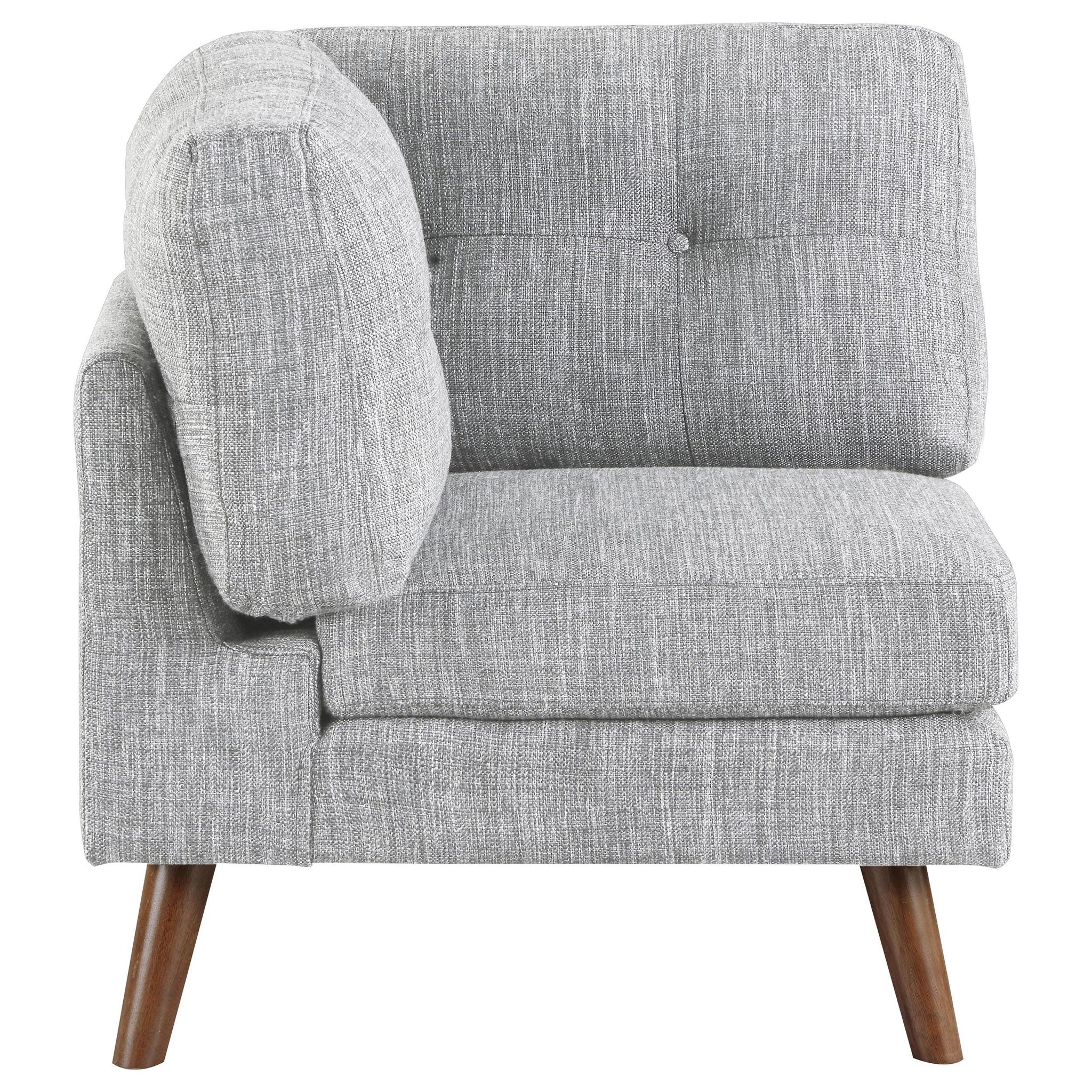 Churchill Upholstered Corner Chair Grey