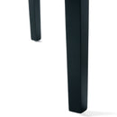 Dining Rolltop Chairs (Set of 2), Upholstered Armless Chair With Wood Leg - Ivory