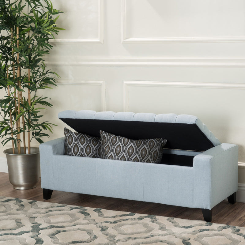 Guernsey - Ottoman Storage With Tufted Top