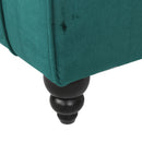 Ethereala - Upholstered Velvet Chaise Lounge With Button Tufted