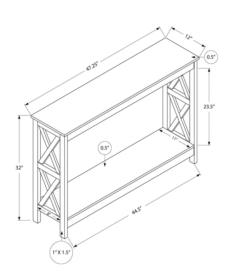 Accent Console Table For Entryway, Stylish Modern