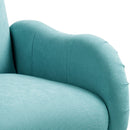 Modern Accent Chair With Metal Legs, Snowflake Fabric Armchair