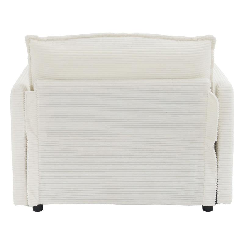Modern Modular Sofa With Side Storage Pockets For Living Room