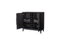 Ample Storage Bar Cabinet - Peppercorn