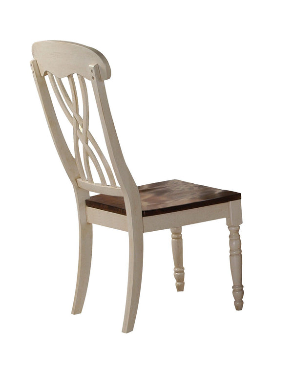 Dylan - Side Chair (Set of 2) - Cream / Oak