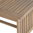 Acacia Wood Rectangular Patio Coffee Table For Outside
