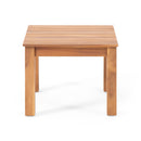 Halcyon - Outdoor Side Table With Slat Design