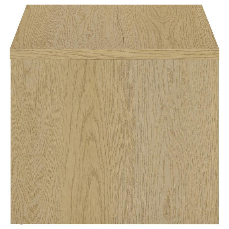 Canoga - Engineered Wood Accent Side End Table - Light Oak