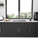 16 Gauge Undermount Double Bowl Kitchen Sink With 9" Deep Bowls - Brushed Nickel