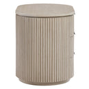 Leanna - Nightstand With USB Port - Light Oak