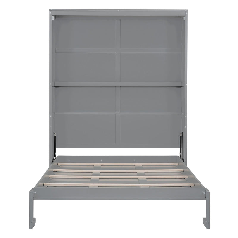 Murphy Wall Bed With Shelves, Space Saving