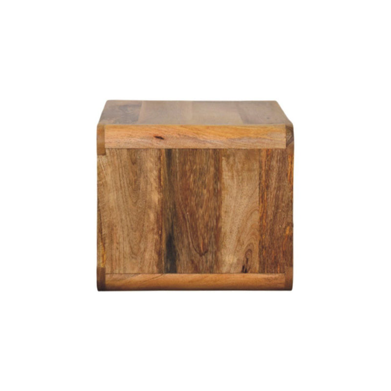 Curved Upper Slot Floating Nightstand