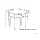 Carlton - Handcrafted End Table