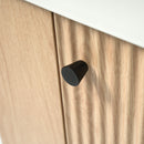 Bathroom Vanity With Sink, Freestanding Wood Grain Cabinet With Storage