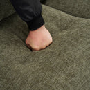 Upholstered Sofa Modern 3 Seater Sofa Couch With Tufted Design For Living Room