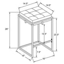 Nadia - Upholstered Backless Stool (Set of 2)