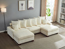 5 Seater Oversized Convertible L & U Shaped Couch