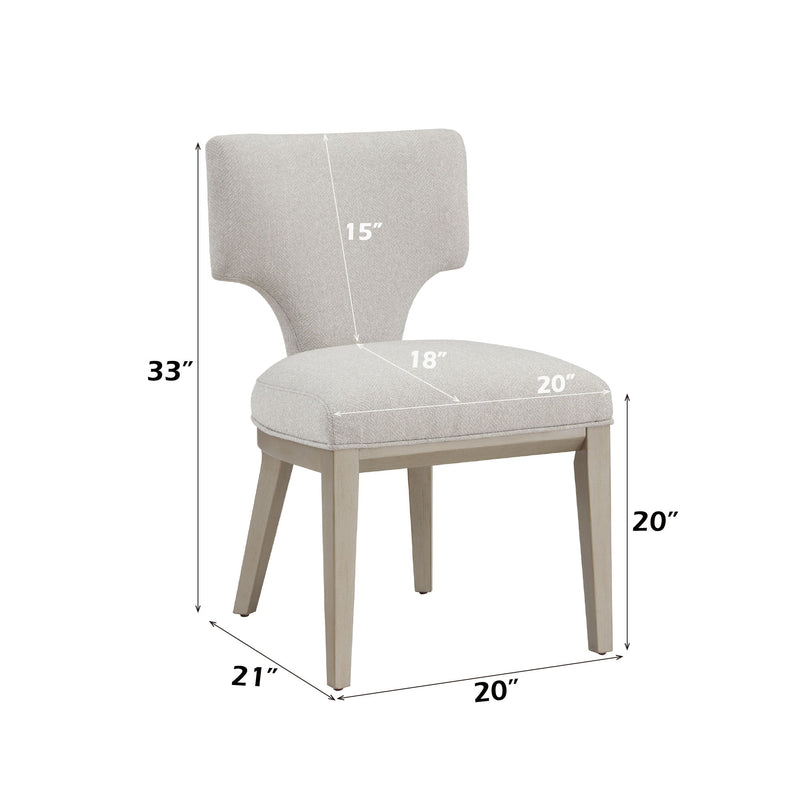 Kasa - Side Chair (Set of 2) - Light Gray