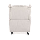 Sheila - Contemporary Fabric Tufted Wingback Rocking Chair