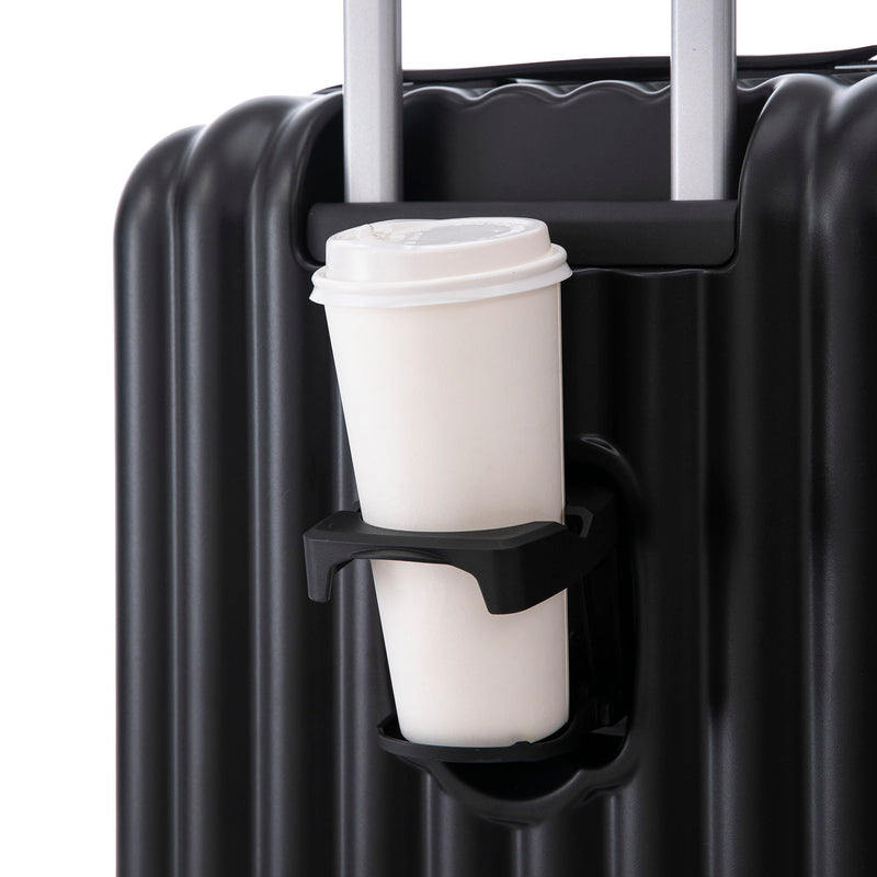 20" / 24" / 28" 3 Pieces / Set Spinner Wheel Luggage, Carry On Suitcase, With Cup Holder & USB Port & Phone Holder
