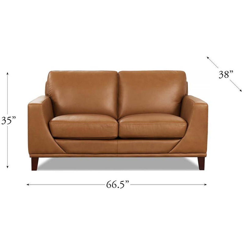 Soma - Leather Loveseat